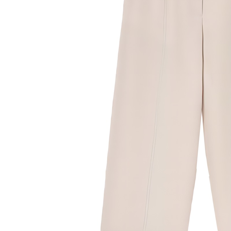 Cheap (W) 버버리 SS21 루즈핏 와이드 스트레이트 팬츠 베이지 80390601