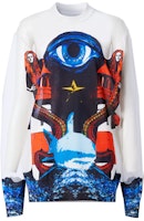 (Women) Burberry SS21 Mermaid Print Crewneck Sweater White 45680491 (Women) Burberry SS21 Mermaid Print Crewneck Sweater White 45680491