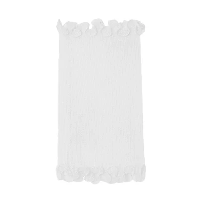 (Women) Burberry SS21 Pleated Fishnet Pencil Skirt Casual Long Skirt Off-White 45677571