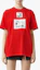 Shop (W) バーバリー SS21 レッド オーバーサイズ 鹿プリント Tシャツ 45605191