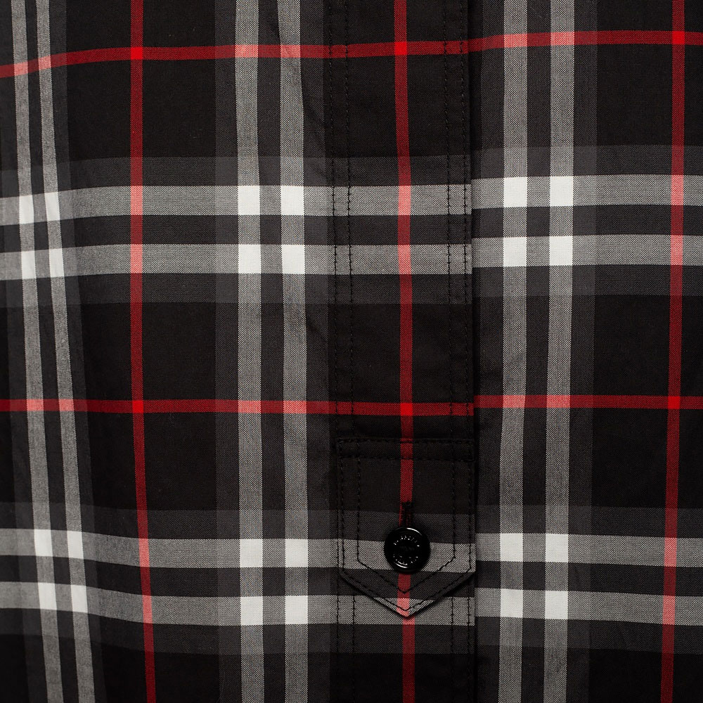 (Women) Burberry SS21 Red Plaid Long Sleeve Shirt with Logo Print. 80381441 圖 7