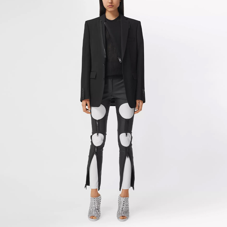 Purchase (W) Burberry SS21 Tank Top Hitam Slim Fit Kasual Rajut Fungsional 45674331