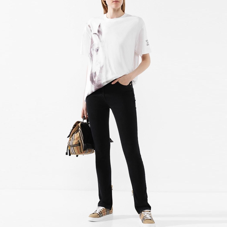 (Women) Burberry SS21 Unicorn Print White Short Sleeve T-Shirt 80173521 圖 3