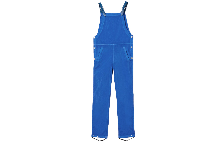 (Women) Burberry SS21 Utility Canvas Overalls Warm Royal Blue 45677081