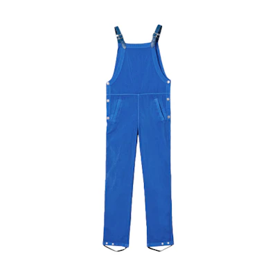 (Women) Burberry SS21 Utility Canvas Overalls Warm Royal Blue 45677081