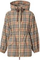 (Women) Burberry SS21 Vintage Check Hooded Jacket Classic Archive Beige. 80429021 (Women) Burberry SS21 Vintage Check Hooded Jacket Classic Archive Beige. 80429021