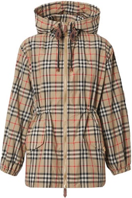 (W) Burberry SS21 復古格紋連帽外套 經典檔案米色 80429021 Order (W) Burberry SS21 復古格紋連帽外套 經典檔案米色 80429021