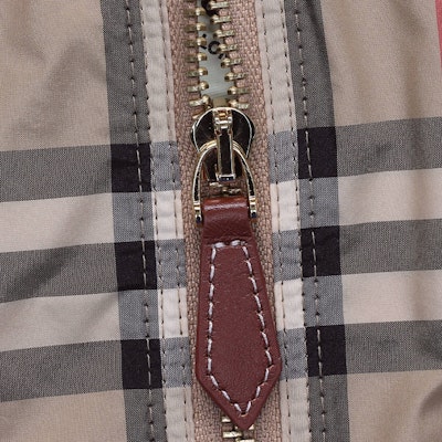 (W) Burberry SS21 復古格紋連帽外套 經典檔案米色 80429021 1