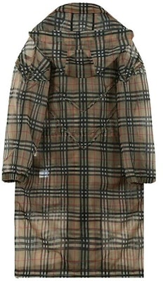(Women) Burberry SS21 Vintage Check Mesh Hooded Coat - Archive Beige. 80428661 Lookbook (Women) Burberry SS21 Vintage Check Mesh Hooded Coat - Archive Beige. 80428661