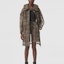 Shop (Women) Burberry SS21 Vintage Check Mesh Hooded Coat - Archive Beige. 80428661