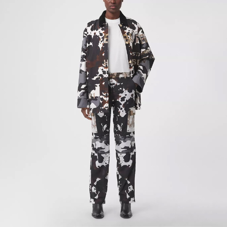 (Women) Burberry SS21 White Fitted Cotton Logo Short-Sleeve T-Shirt. 80434531 圖 3