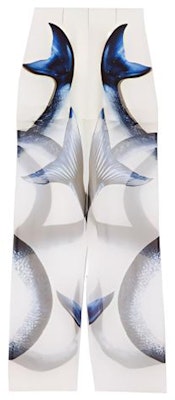 (W) Pantalones de Seda Chiffon Blanco con Estampado Sirena Burberry SS21 45677291 Buy (W) Pantalones de Seda Chiffon Blanco con Estampado Sirena Burberry SS21 45677291