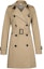 Buy (Women) Burberry SS22 Beige Double-Breasted Midi Trench Coat 80559771