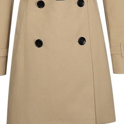 (Women) Burberry SS22 Beige Double-Breasted Midi Trench Coat 80559771 Details for (Women) Burberry SS22 Beige Double-Breasted Midi Trench Coat 80559771