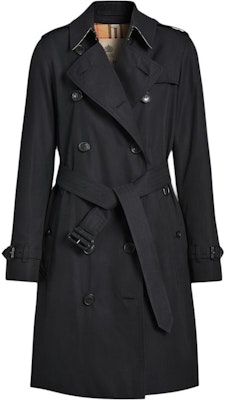 (W) Burberry SS22 黑色連帽腰帶雙排扣風衣大衣. 80457751 Buy (W) Burberry SS22 黑色連帽腰帶雙排扣風衣大衣. 80457751