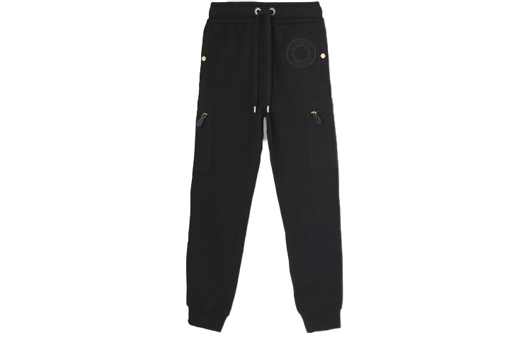 Order (W) Burberry SS22 Seluar Jogger Knit Corak Logo Hitam. 80489821