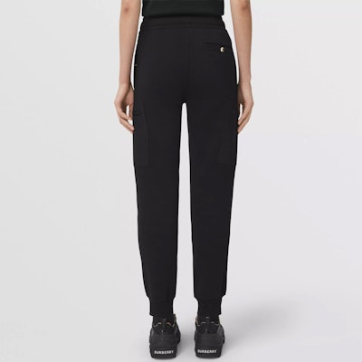 (W) Burberry SS22 Seluar Jogger Knit Corak Logo Hitam. 80489821 Shop (W) Burberry SS22 Seluar Jogger Knit Corak Logo Hitam. 80489821