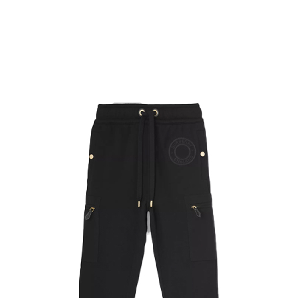 Details for (W) Burberry SS22 Seluar Jogger Knit Corak Logo Hitam. 80489821