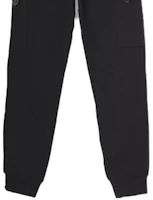 Sizing (Women) Burberry SS22 Black Logo Pattern Knit Jogger Sweatpants. 80489821