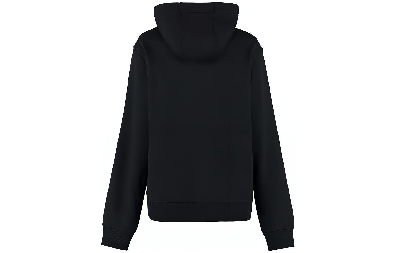 (Women) Burberry SS22  Black Logo Print Cotton Oversized Hoodie. 80543861 圖 3