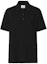 Order (W) Burberry SS22 Polo Negro con Logo Bordado de Color Sólido. 80493811