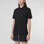 Shop (W) Burberry SS22 Polo Negro con Logo Bordado de Color Sólido. 80493811