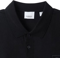 (W) Burberry SS22 Baju Polo Hitam dengan Logo Sulam Huruf Berwarna. 80526531 Details for (W) Burberry SS22 Baju Polo Hitam dengan Logo Sulam Huruf Berwarna. 80526531