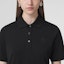 Details for (W) Burberry SS22 Polo Negro con Logo Bordado de Color Sólido. 80493811