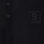 Sizing (W) Burberry SS22 Polo Negro con Logo Bordado y Color Sólido. 80526531