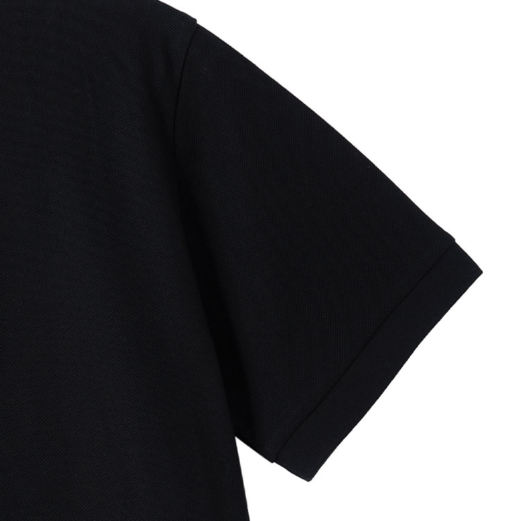 Cheap (W) Burberry SS22 Polo Negro con Logo Bordado y Color Sólido. 80526531