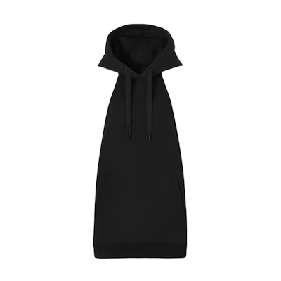 (Women) Burberry SS22 Black Sleeveless Hooded Casual Hoodie. 80547191