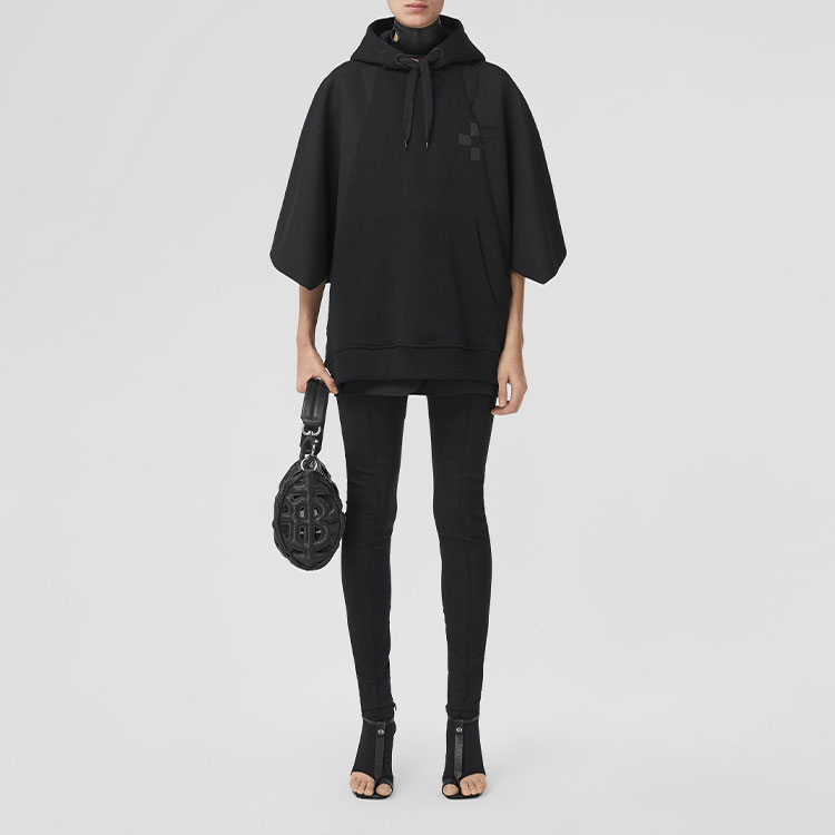 (Women) Burberry SS22  Black Sleeveless Hoodie with Logo Print. 80544701 圖 3