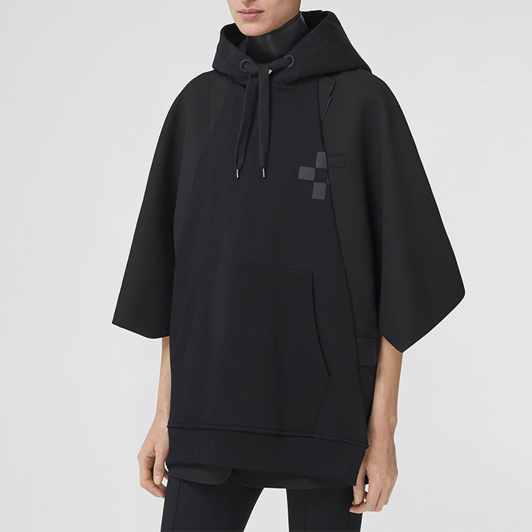 (Women) Burberry SS22  Black Sleeveless Hoodie with Logo Print. 80544701 圖 4