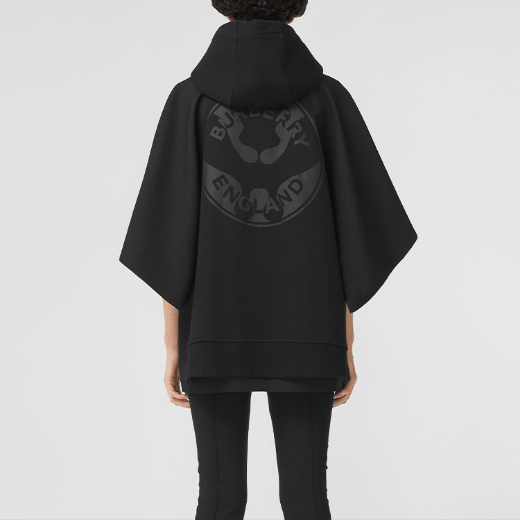 (Women) Burberry SS22  Black Sleeveless Hoodie with Logo Print. 80544701 圖 5