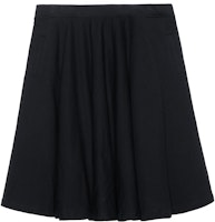 (Women) Burberry SS22 Black Solid A-Line Pleated Casual Long Skirt. 80571731 (Women) Burberry SS22 Black Solid A-Line Pleated Casual Long Skirt. 80571731