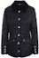 Order (Women) Burberry SS22 Black Solid Long-Sleeve Fitted Jacket Outerwear 80517241