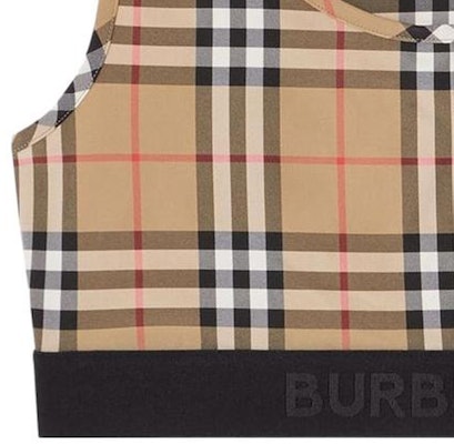 (W) バーバリー SS22 ブラウン チェック ロゴ プルオーバー ベスト. 80494771 Purchase (W) バーバリー SS22 ブラウン チェック ロゴ プルオーバー ベスト. 80494771