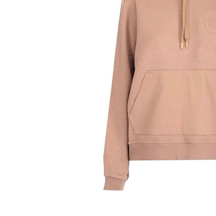 Details for (Women) Burberry SS22  Brown Hoodie with Solid Logo Design. 80477381