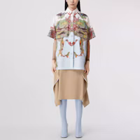Lookbook (W) Burberry SS22 休閒A字裙 素雅米色 精緻設計款式. 80550241