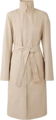 (W) Abrigo Casual Burberry SS22 Beige Suave con Cinturón y Cremallera Alta. 80543561 Buy (W) Abrigo Casual Burberry SS22 Beige Suave con Cinturón y Cremallera Alta. 80543561