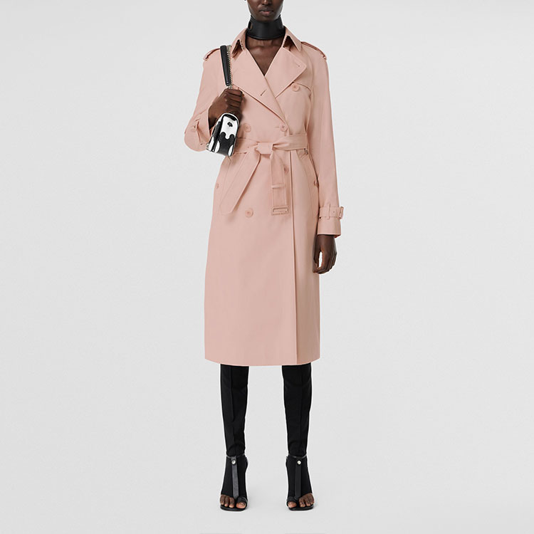 (Women) Burberry SS22  Double-Breasted Long Sleeve Trench Coat Blush Beige. 80543251 圖 4