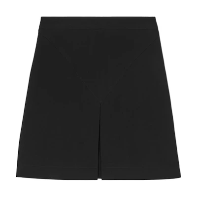 (Women) Burberry SS22 High-Waist Black Mini Skirt Casual Skirt. 80554601