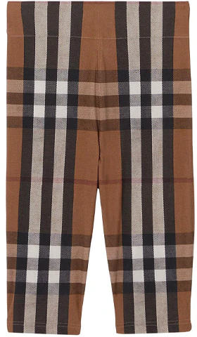 women-burberry-ss-22-high-waisted-checkered-brown-casual-shorts-80434261