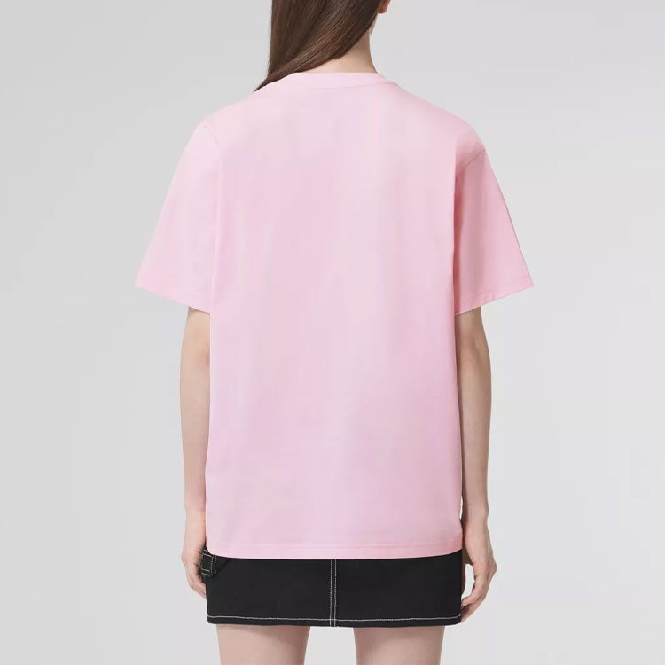 (Women) Burberry SS22  Letter Print Crew Neck T-Shirt Light Candy Pink. 80509501 圖 4