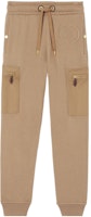 (Women) Burberry SS22 Logo Jogger Knit Pants in Camel Color. 80477391 (Women) Burberry SS22 Logo Jogger Knit Pants in Camel Color. 80477391