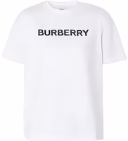 (Women) Burberry SS22 Logo Print Cotton T-Shirt White 80567241 (Women) Burberry SS22 Logo Print Cotton T-Shirt White 80567241