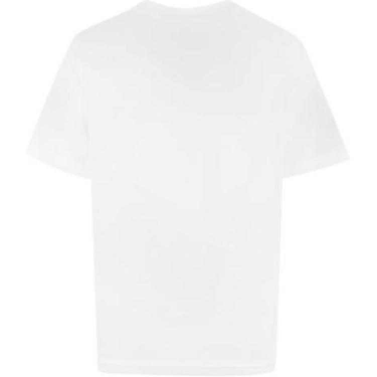 Lookbook (W) 버버리 SS22 로고 프린트 코튼 티셔츠 화이트 80567241