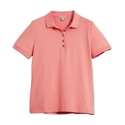 (Women) Burberry SS22 Loose Fit Pink Polo Shirt. 80041301