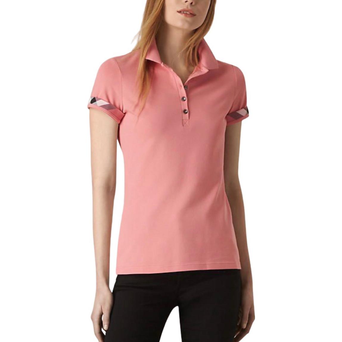 (Women) Burberry SS22  Loose Fit Pink Polo Shirt. 80041301 圖 3