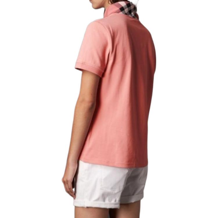 (Women) Burberry SS22  Loose Fit Pink Polo Shirt. 80041301 圖 4